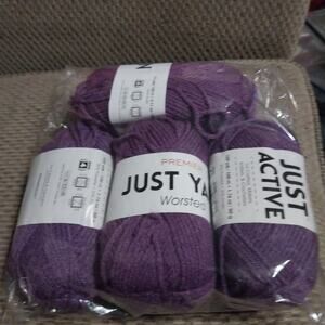 New Premier Just Yarn "Royal Purple"